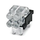 Mehrfachlichtleiter HS LC-H-D2/R2XC2-2,54 Linsenkopf 4-polig