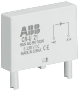 ABB - 1SVR405664R0100 - CR-U 91 Steckmodul LED rot, 110-230VAC/110VDC