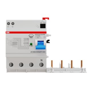 ABB - 2CSB204592R1400 - DDA204 B APR 40/0,03 FI-Block für S204 4P,allstromsens.,40A,30mA