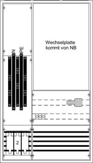 ABB STRIEBEL & JOHN - 2CPX032619R9999 - KS472 Mess- und Wandlerschrank Aufputz RAL 9016