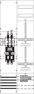 ABB STRIEBEL & JOHN - 2CPX033804R9999 - KA4208 Mess- und Wandlerfeld BH5 vorverdrahtet mit Zählerkreuz