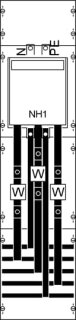 ABB STRIEBEL & JOHN - 2CPX034215R9999 - KA4069 Wandlerfeld BH3 vorverdrahtet Netzsystem TN-S 5-polig, 250 A