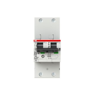 ABB - 2CDH782001R0632 - S752DR-E 63 sel. Haupt-LS SHU E-Char.,25kA,63A,2P