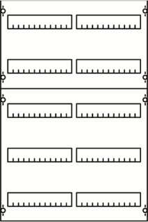 ABB STRIEBEL & JOHN - 2CPX077805R9999 - 2V1-150 Verteilerfeld 5RE / 2FB, BH1 Modul montiert auf EDF-Profil