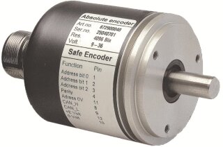 ABB - 2TLA020070R3600 - RSA 597 SSF10M23 PLUTO-Drehgeber Singleturn, mit 10 mm Welle, M23