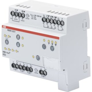 ABB - 2CDG110213R0011 - FCC/S1.2.2.1 Fan Coil Controller, 2 x 0-10 V, man Bedienung, 3-stufig, REG