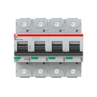 ABB - 2CCF019967R0001 - S804S-K4 Hochleist.Sicherungsautomat 4A,K,400VAC=Icu 50kA,690VAC=Icu6kA,4P
