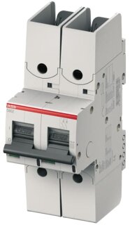 ABB - 2CCF030028R0001 - S802HV-K2.5 Hochleist.Sicherungsautomat 2.5A,K,1000VAC=Icu 1.5kA, 2P