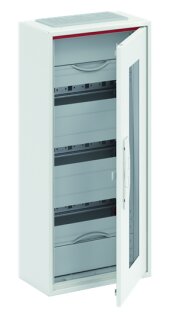 ABB STRIEBEL & JOHN - 2CPX052246R9999 - CA14RT Kleinverteiler Aufputz, 1FB, 4-reihig transparente Tür