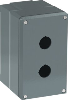 ABB - 1SFA170832R1002 - 080SP2M Metallgehäuse, 2 Befehlsstellen grau, Aluminium, IP66