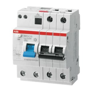 ABB - 2CSR252101R1507 - DS202A-K50/0,03 FI/LS-Kombination 6kA,2P,Typ A,K 50A,30mA