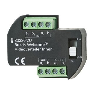 Busch-Jaeger - 2CKA008300A0042 - Videoverteiler Innen UP, 2-fach zur Montage in einer Unterputzdose