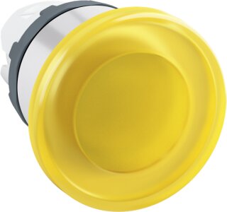 ABB - 1SFA611124R3103 - MPM1-31Y Leuchtpilztaster-Vorsatz gelb, tastend, D=40 mm, Frontring