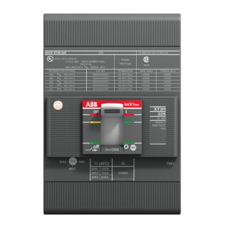 ABB - 1SDA075111R1 - XT3N 225 TMF 80-800 3P F F UL/CSA Kompaktleistungsschalter Tmax XT3