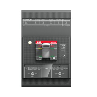 ABB - 1SDA080077R1 - XT4H 250 TMF 100-1000 3p F F UL/CSA Kompaktleistungsschalter Tmax XT4