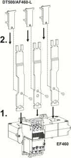 ABB - 1SAX801902R1001 - DT800/AF750-L Anbauteil, lang zur Montage von E800DU an AF580/AF750