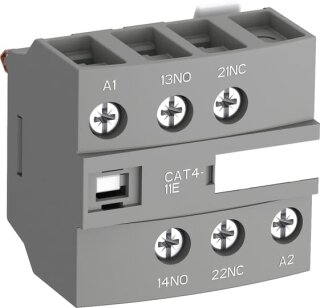 ABB - 1SBN010151R1011 - CAT4-11E Hilfskontakt/Spulenanschluss 2-polig, 1S+1Ö frontseitige Montage