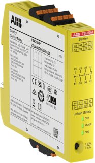 ABB - 2TLA010061R0101 - Sentry TSR20MP Sicherheitsrelais Relaisausgänge 3NO+1NC 85-265 VAC/120-375 VDC