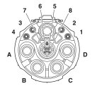M40 Kupplungssteckverbinder SB-8ESCD8A9L34S hybrid 4+4+4+PE geschirmt