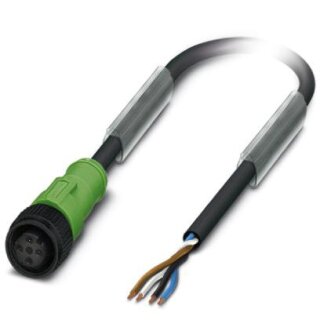 Phoenix Contact - 1442489 - SAC-4P- 3,0-PUR/M12FS P - Sensor-/Aktor-Kabel