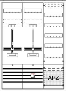 ABB STRIEBEL & JOHN - 2CPX054286R9999 - DA37CGL Komplettschrank, AP Dreipunkt, A37 2Z1V5A2OVR