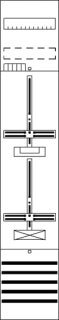 ABB STRIEBEL & JOHN - 2CPX054186R9999 - DF19A1XXB Zählerfeld 9RE 1Z vorverd. mit Zählerkreuz 16qmm