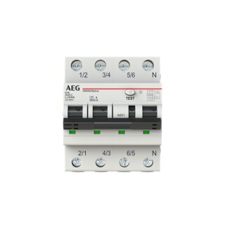 AEG - 2CSR256154R1164 - DMA63NpC16/030 - LSFI-Schalter 6kA 3P+N, Typ A, C 16, 30mA