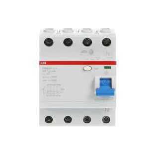 ABB - 2CSF204201R4400 - F204AS-40/0,5 FI-Schutzschalter 4P,Typ A,40A,500mA,selektiv