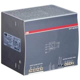 ABB - 1SVR427055R2000 - CP-T 48/10.0 Netzteil In: 3x400-500VAC Out: 48VDC/10.0A