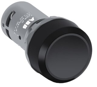 ABB - 1SFA619100R1016 - CP1-10B-10 Drucktaster, tastend, flach schwarz, 1 Schließer
