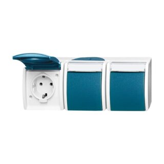 Busch-Jaeger - 2CKA002084A0704 - SCHUKO® Steckdose 3-fach
