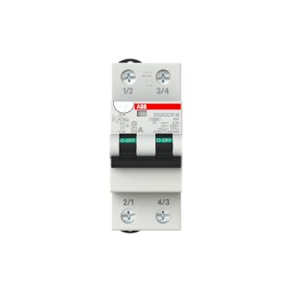 ABB - 2CSR772140R3205 - DS202CRMA-B20/0,3 FI/LS-Schalter 10 kA, 2P, Typ A, B20, 300 mA