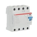 ABB - 2CSF204101R1250 - F204A-25/0,03 FI-Schutzschalter 4P,Typ A,25A,30mA