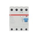 ABB - 2CSF204101R1250 - F204A-25/0,03 FI-Schutzschalter 4P,Typ A,25A,30mA