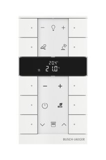 Busch-Jaeger - 2CKA006220A0895 - SBR-F-10.0.11-884 RTR, 10fach, weiß matt