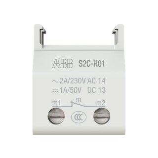 ABB - 2CDS200970R0031 - S2C-H01 Integrierter Hilfsschalter 1 Öffner mit Schieber für MCB + AFDD