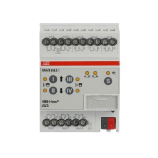 ABB - 2CDG110244R0011 - SAH/S8.6.7.1 Schalt-/Jalousieaktor, 8fach, 6 A, REG