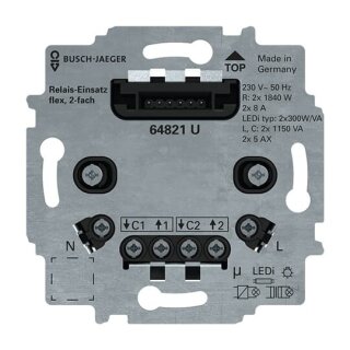 Busch-Jaeger - 2CKA006800A3044 - Relais-Einsatz flex 230 V