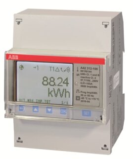 ABB - 2CMA170512R1000 - A42 312-100 Messwandlerzähler, RS485 „Silber“, 1 Phase, Wandleranschluss 6A