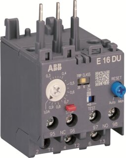ABB - 1SAX111001R1104 - E16DU-6.3 Elektronisches Überlastrelais 1,9-6,3 A, Auslöseklasse einstellbar
