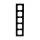 Busch-Jaeger - 2CKA001754A4804 - Abdeckrahmen 5-fach Rahmen  Busch-axcent®