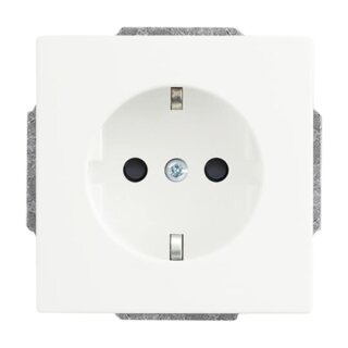 Busch-Jaeger - 2CKA002013A5326 - SCHUKO® Steckdose Safety+ mit Nachtorientierungslicht/Steplight®