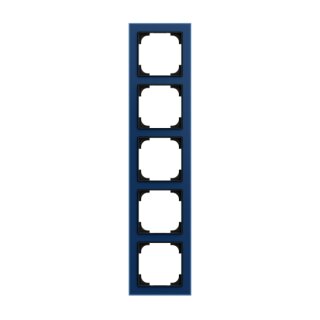 Busch-Jaeger - 2CLA897500A3958 - Abdeckrahmen 5-fach blauglas  - Busch-art linear®  Busch-art linear®