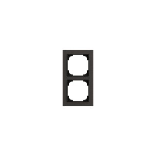 Busch-Jaeger - 2CKA001754A4898 - Abdeckrahmen 2-fach papierschwarz  - Busch-art linear®  Busch-art linear®