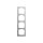 Busch-Jaeger - 2CLA897400A1758 - Abdeckrahmen 4-fach alusilber  - Busch-art linear®  Busch-art linear®