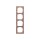 Busch-Jaeger - 2CLA897400A2958 - Abdeckrahmen 4-fach Schiefer Terra Rosso  - Busch-art linear® linear®