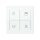 Busch-Jaeger - 2CKA006199A0024 - Abdeckung Keypad kundenspezifisch studioweiß Busch-art linear®