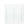 Busch-Jaeger - 2CKA006199A0027 - Abdeckung, 2-fach für Keypad studioweiß Busch-art linear®