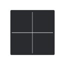 Busch-Jaeger - 2CKA006199A0071 - Abdeckung, 4-fach...