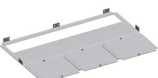 ABB STRIEBEL & JOHN - 2CPX046625R9999 - RB26F Bodenblech mit Flanschöffnung 2FB, Tiefe 625 mm, für ZW… Flansche